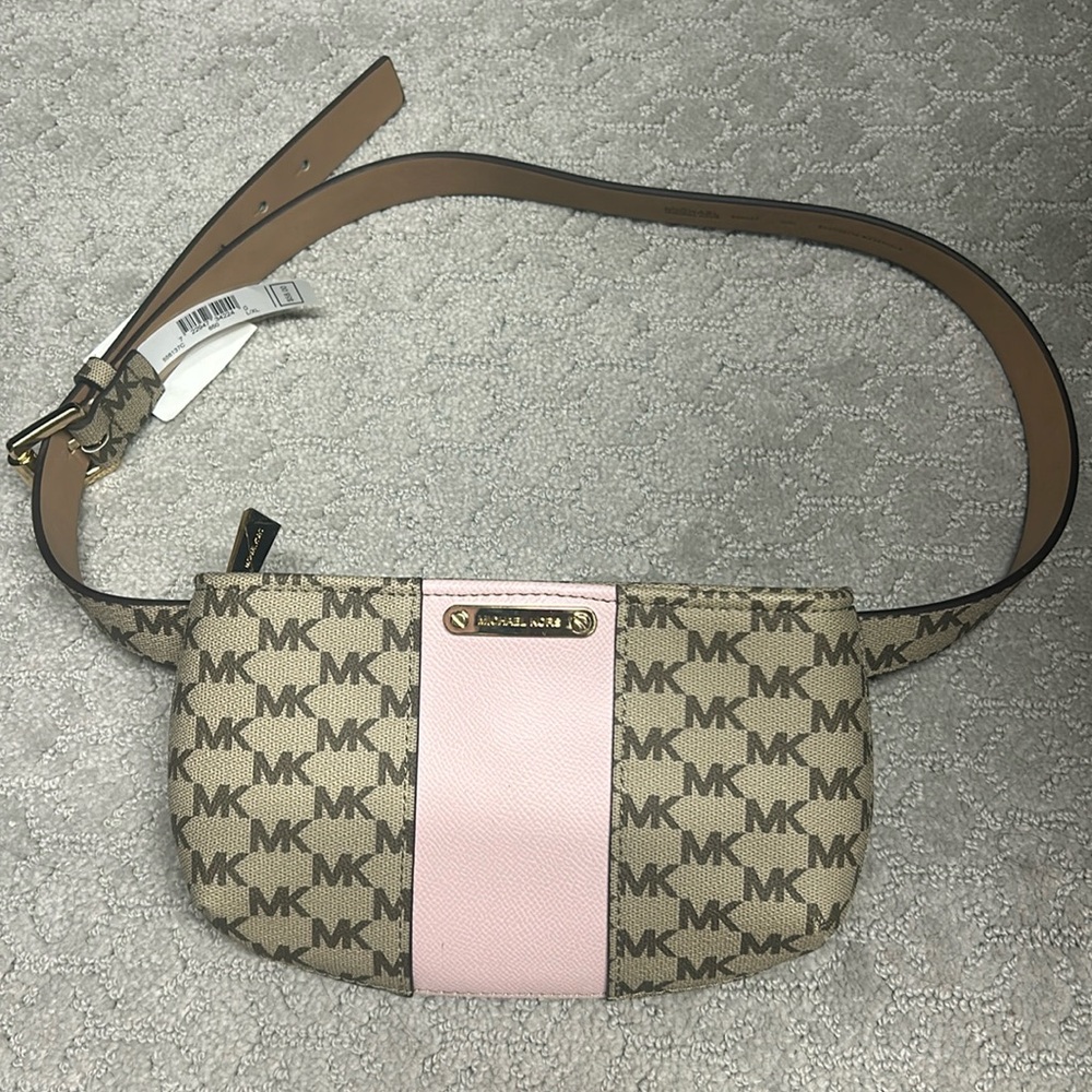 NWT Michael Kors Belt Bag L/XL Pink